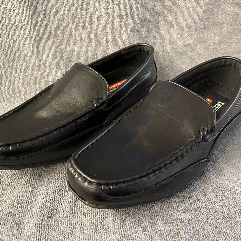 Deer Stags collection 902 DRIVE Shoes Size 8M Black Loafers Memory Foam - NIB!
